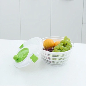 multifunction Kitchen Appliance grips salad spinner Mixer with slicer chopper collapsible dryer bowl with locking clips