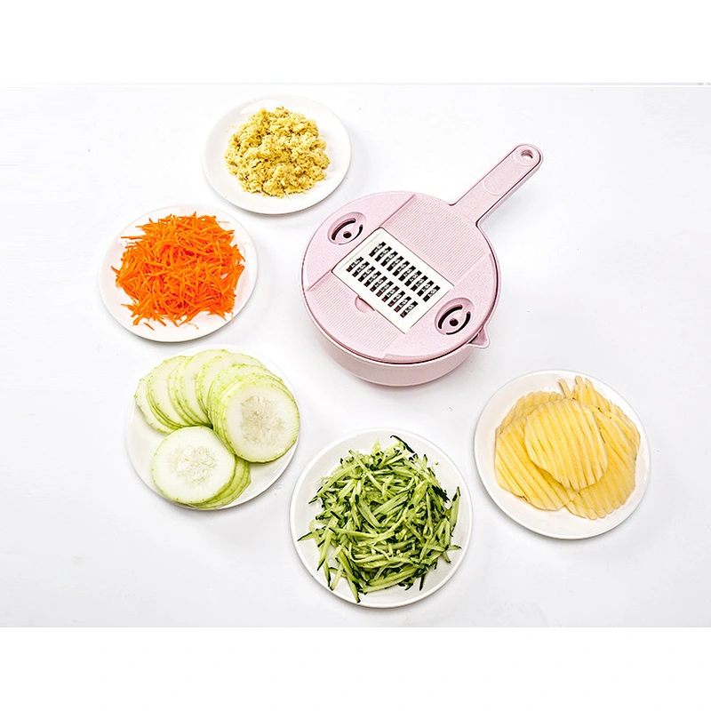 9 in 1 plastic mini food vegetable fruit pull cutter slicer dicer online