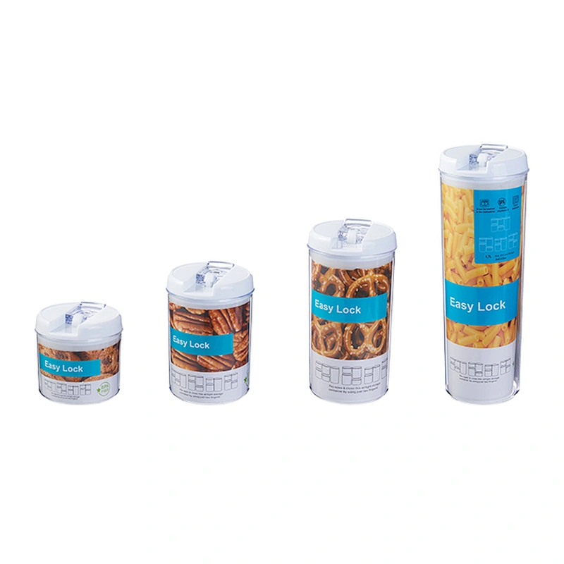 Easy Round Lock BPA Free Eco Friendly Air Tight Leak Proof Lids Food Storage Containers with Freezer Dishwasher Safe