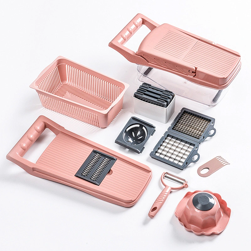 smart kitchen accessories tool food fruit vegetable onion garlic cutter manual chopper plastic shredder mandoline slicer