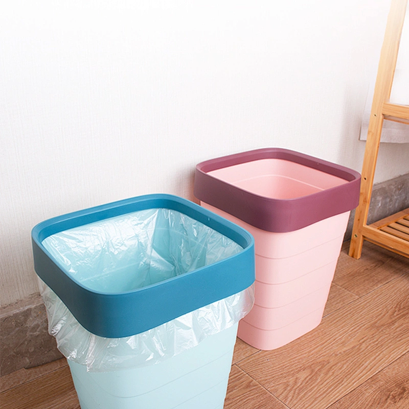 unique commercial kitchen square waste garbage Storage Bucket custom made trash can kitchen