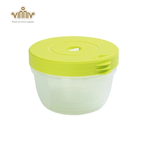 1.1L kitchen plastic food storage box set(3pcs)