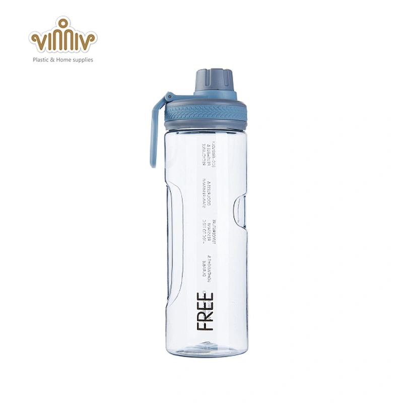 650ML clear sports plastic drinking water bottle