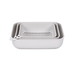 collapsible storage container kitchen plastic vegetable drain basket washing bowl fresh