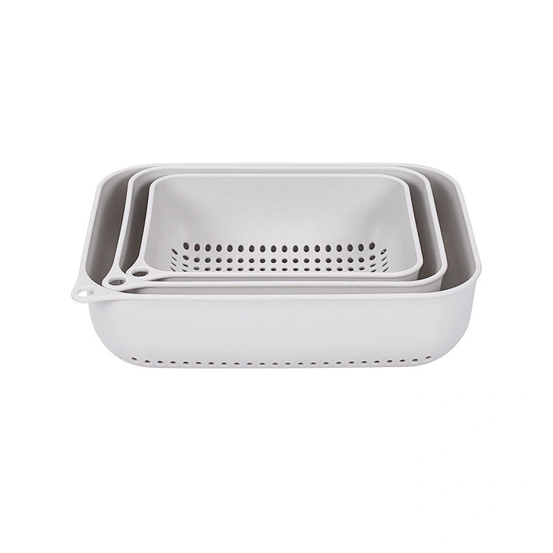 collapsible storage container kitchen plastic vegetable drain basket washing bowl fresh