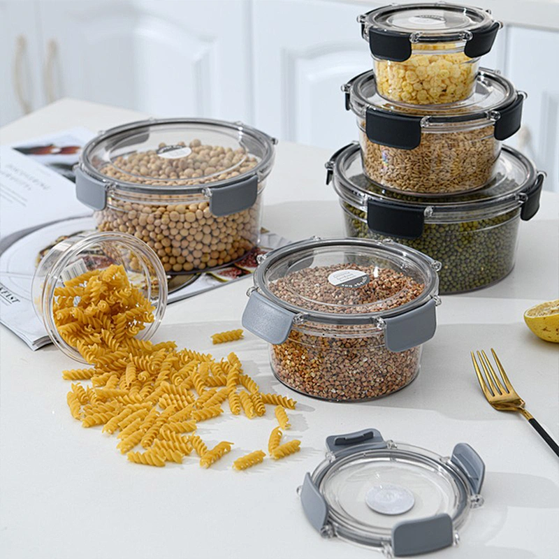 kitchen BPA free Locking lids Airtight refrigerator food storage container fresh box