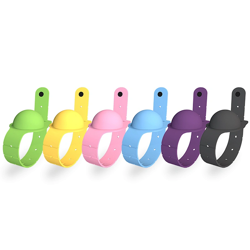silicone hand sanitizer wristband liquid gel dispenser bracelet
