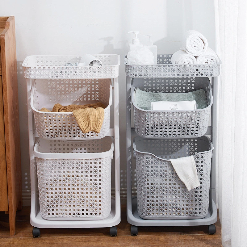 2 tier bathroom shelves display storage holders & racks with wheels