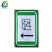 Pedestrian side hole sign