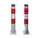 Solar powered flashing LED traffic ramp guidance warning column Guidance indication Diverting vehicle warning column