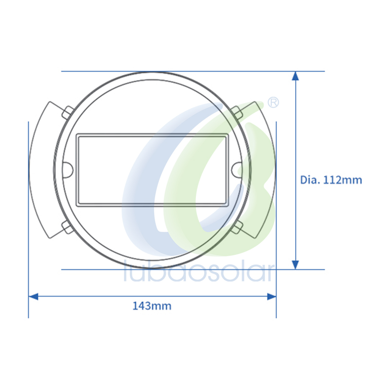 LS-08 Reflective solar road stud light