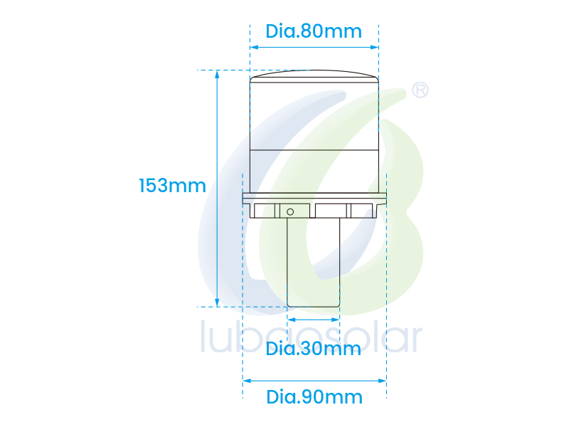 LB-6010 Solar road cone light