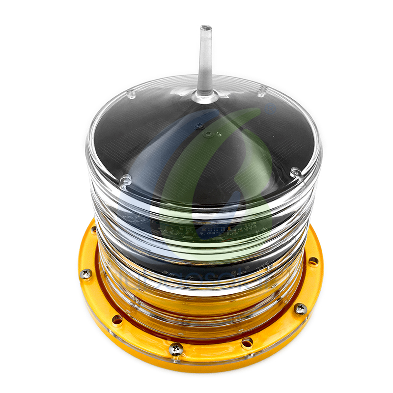 LB-AOB04 Solar aviation obstruction light aviation light for towers solar aviation light