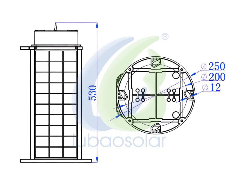 LB-ML-S7 PLUS Aviation obstruction light solar marine lantern