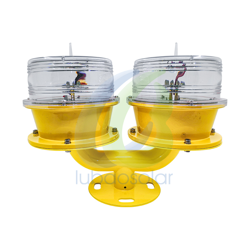 LB-LS-LD2 Low-intensity solar aviation light double obstruction light