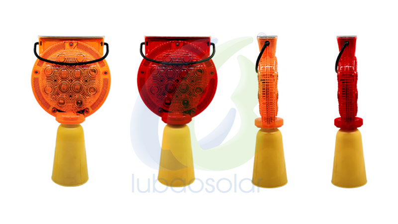 LB-6006SA01 Solar flashing traffic cone light