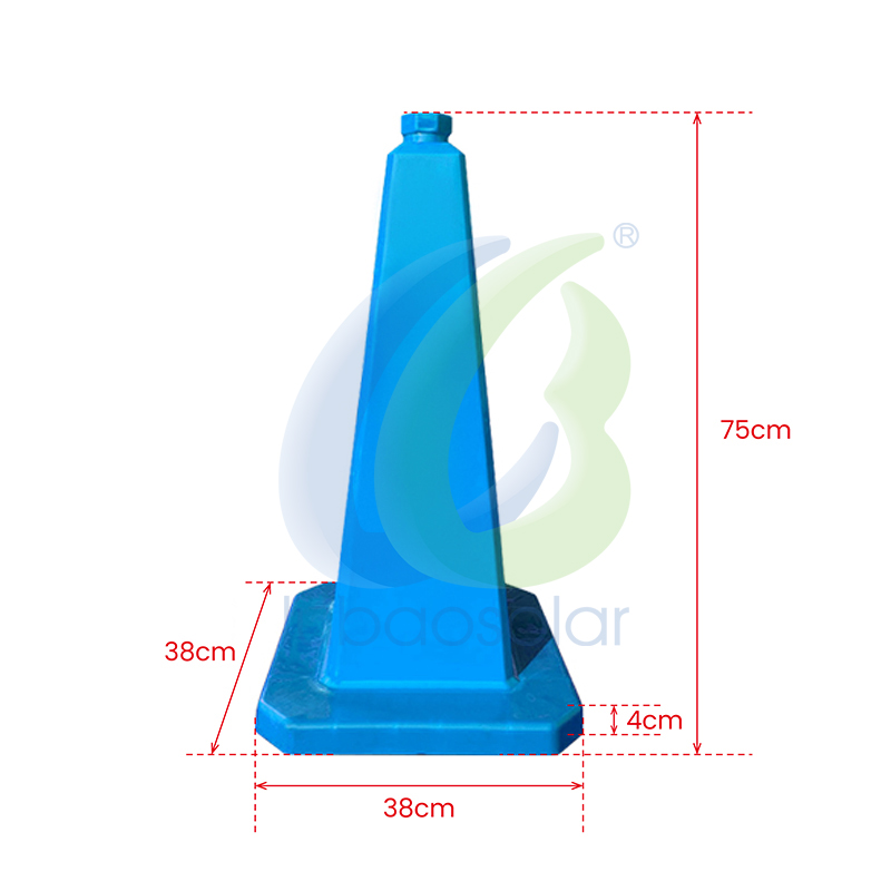LB-C750 JP style square customizable safety cones