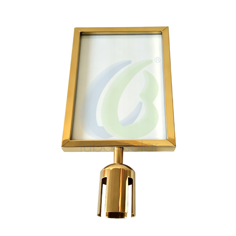 LB-BB06 Crowd control stanchion sign holder