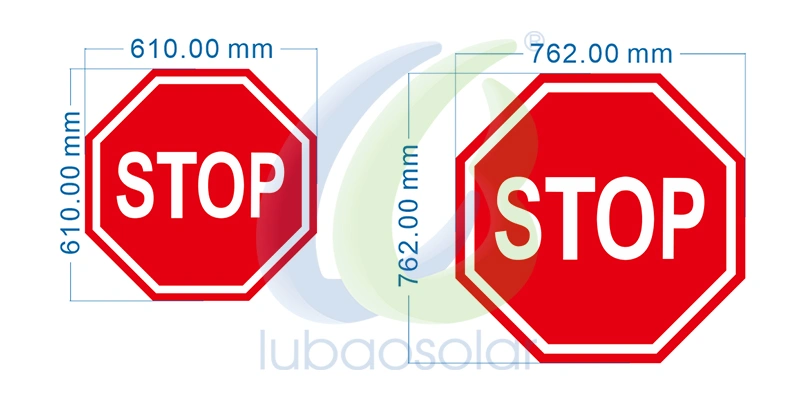 LB-TTS01 LED sign STOP sign solar traffic signs reflective sign