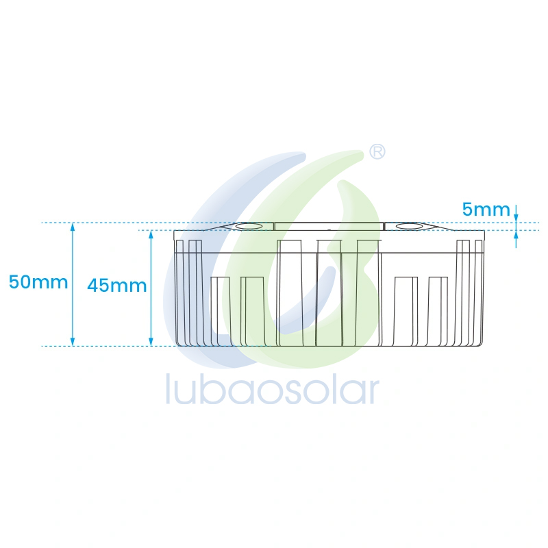 LS-09 Aluminum solar road stud light
