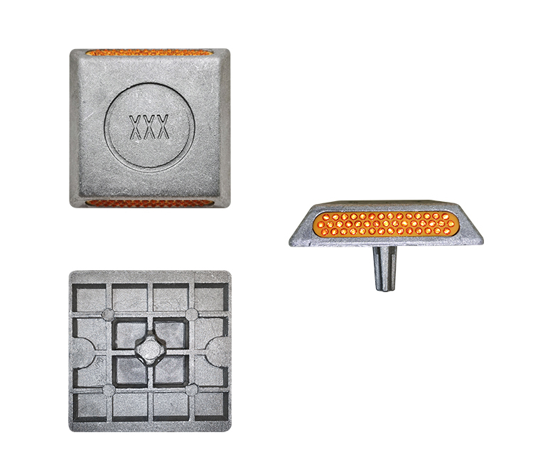 Aluminum raised pavement markers