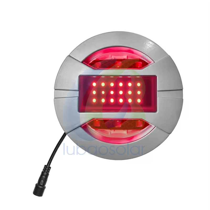 LS-38 Solar aluminum reflective road marker