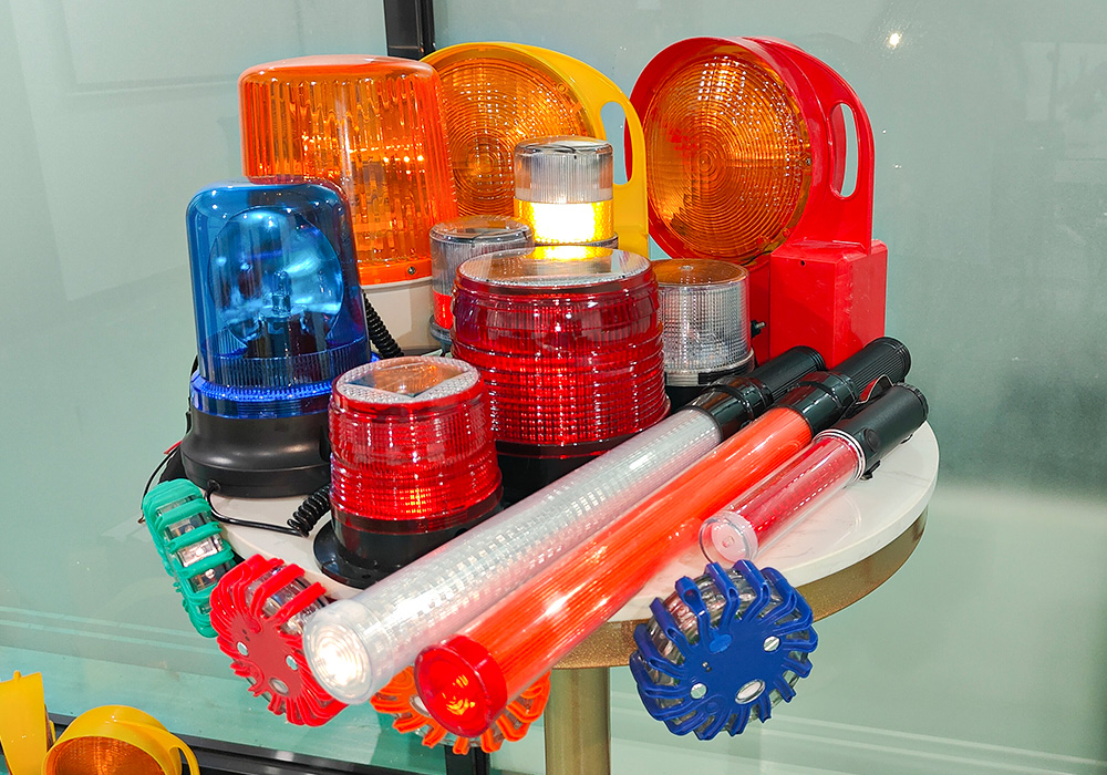 traffic LED warning lamps