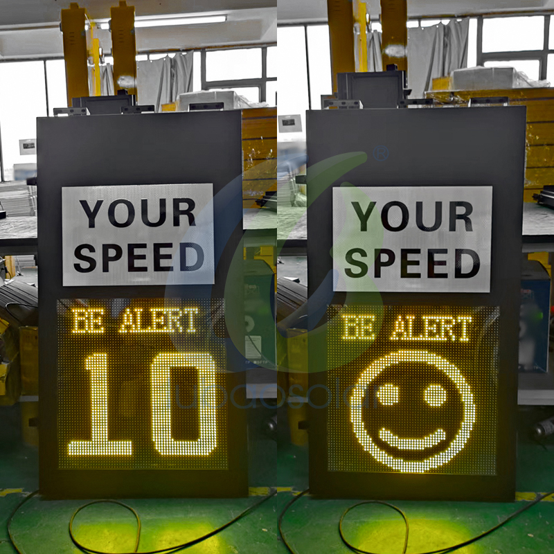 11060 Radar speed sign digital speed limit sign with customizable patterns
