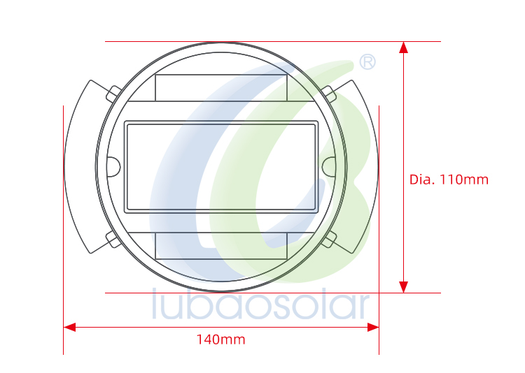 LS-08A Embedded solar road studs