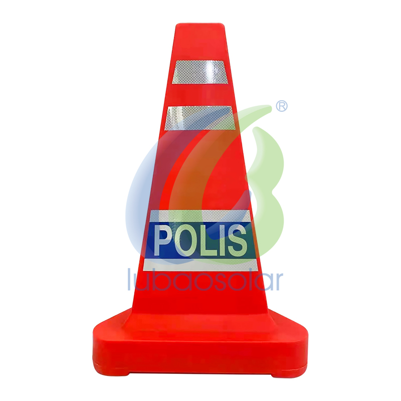 LB-TPC02 Police sign orange traffic cone
