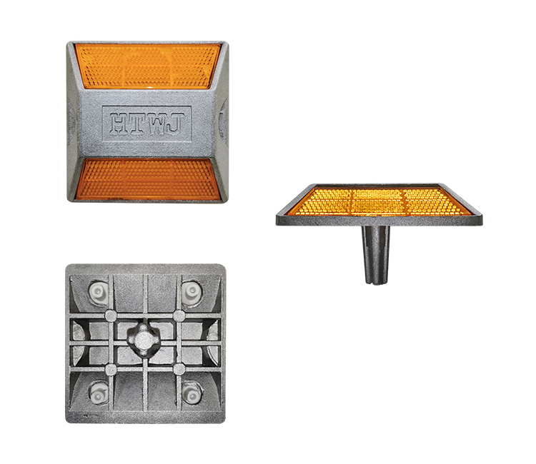 Aluminum raised pavement markers