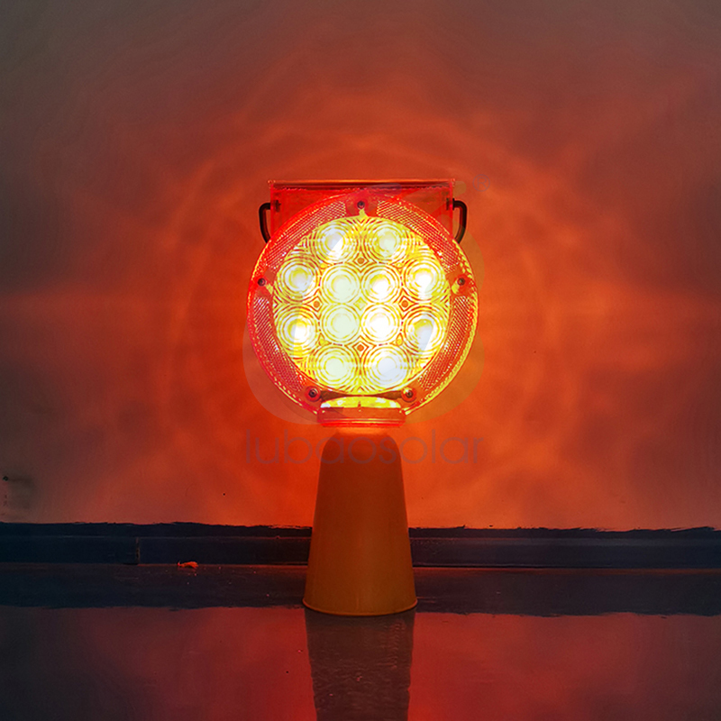 LB-6006SA01 Solar flashing traffic cone light