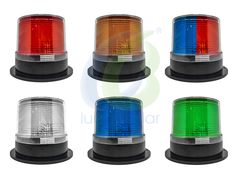 LB-6280 Solar magnetic beacon lights roof light magnetic flashing light