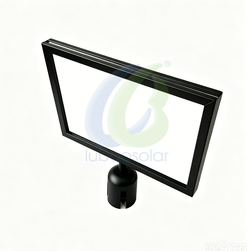 LB-BB06 Crowd control stanchion sign holder