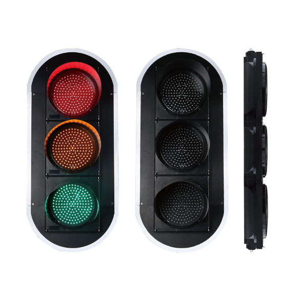 green yellow red light