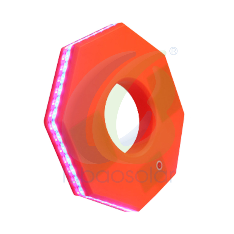 Road cone LED ring