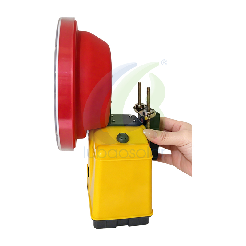 LB-26500-L Barricade light yellow flashing traffic light temporary traffic light