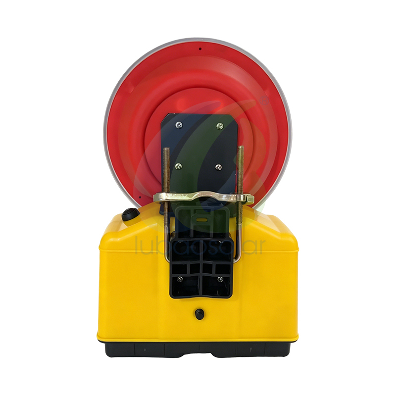 LB-26500-L Barricade light yellow flashing traffic light temporary traffic light