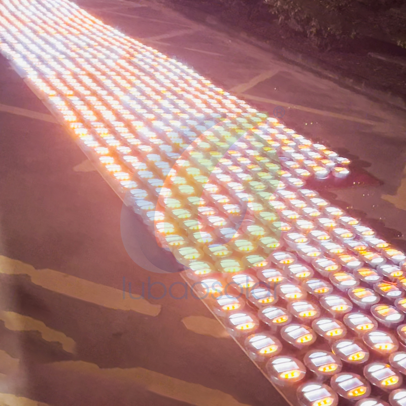 LS-38 Solar aluminum reflective road marker