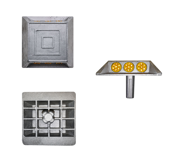 Aluminum raised pavement markers