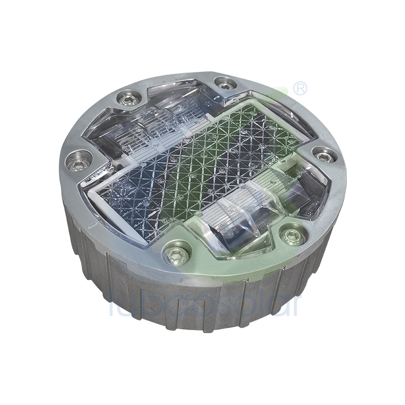 LS-09D-02 Dia.123mm Aluminum embedded solar road stud