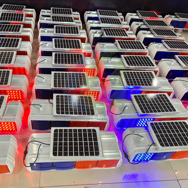 LB-L19 Standard model/Deluxe model Red and blue solar led strobe lights
