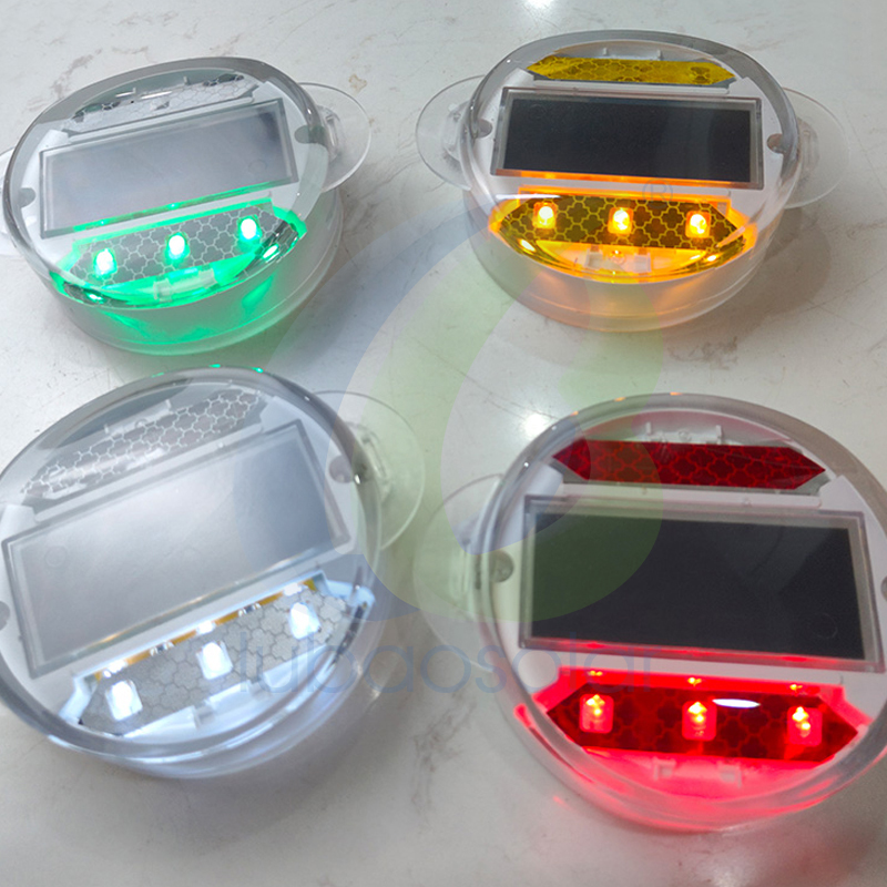 LS-28 PC material embedded solar powered driveway markers