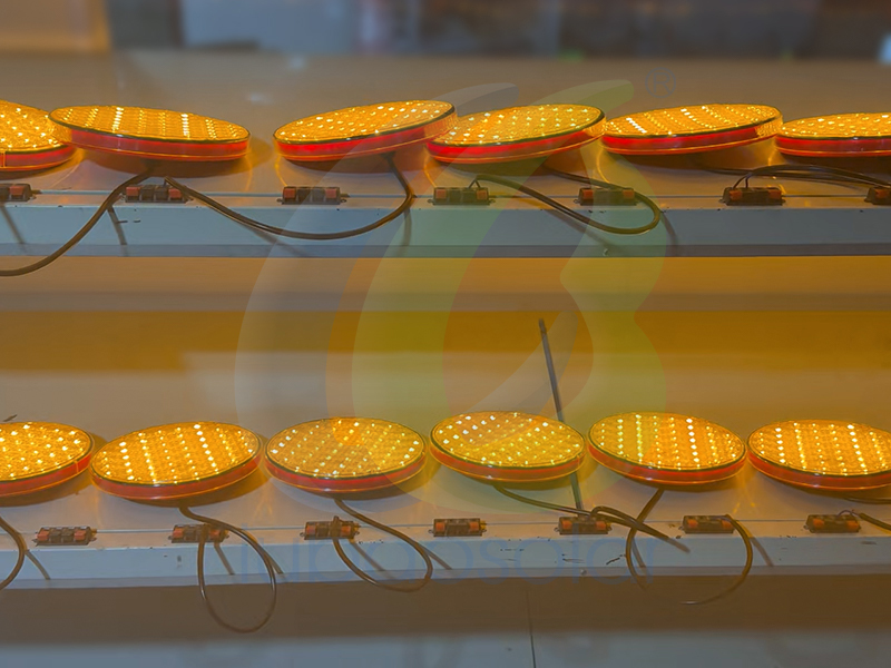 200mm round led lights diversion group guide light (Compatible with arrow sign board)