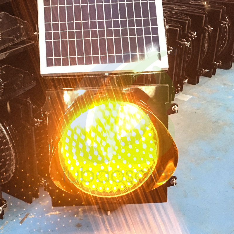 LB-L1 300mm Solar blinking lights yellow flashing light