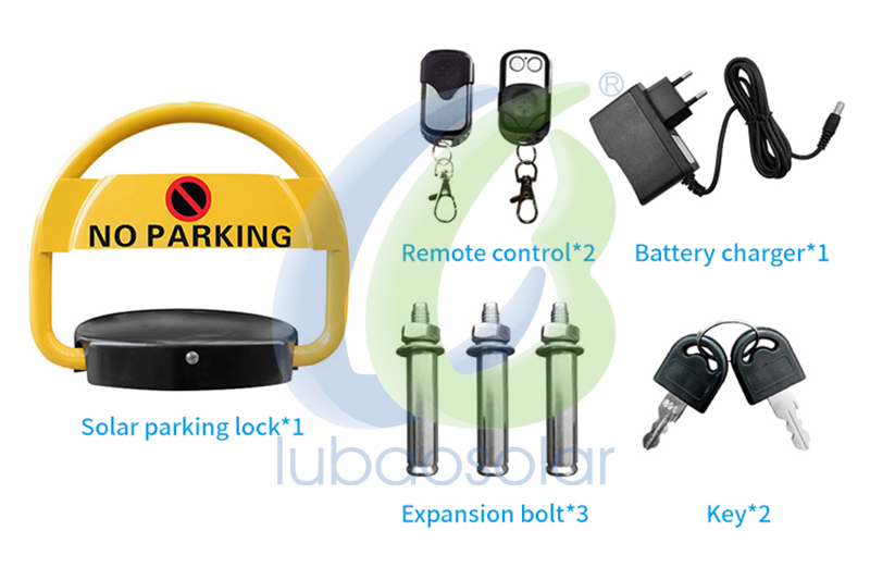 LB-1039 Remote control solar parking lock
