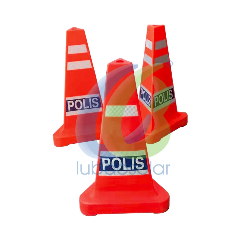 LB-TPC02 Police sign orange traffic cone