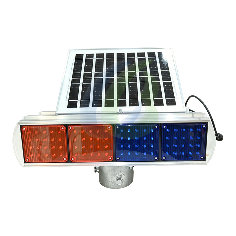 LB-L19 Standard model/Deluxe model Red and blue solar led strobe lights