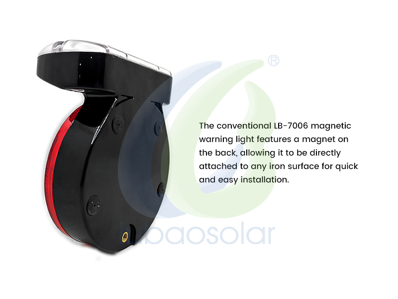LB-7006 Solar magnetic warning light