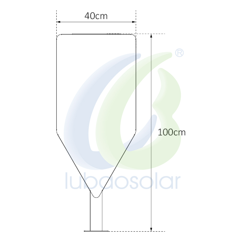LB-B910 Reflective solar LED roadside sign